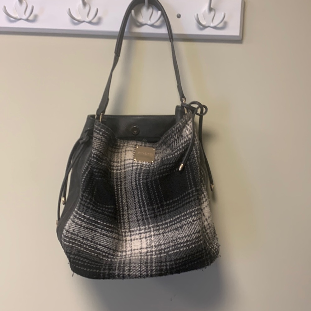 Coco and Carmen plaid purse. Excellent condition.